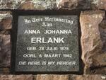 ERLANK Anna Johanna 1878-1962