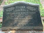FISHER Alexandrine Robson -1937 :: FISHER Valerie Janet 1895-1964