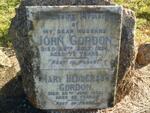 GORDON John -1934 & Mary Henderson -1939