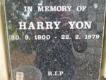 YON Harry 1900-1979