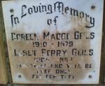 GEILS Leslie Perry 1904-1988 & Doreen Madge 1910-1979