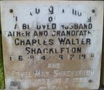 SHACKLETON Charles Walter 1894-1978 & Ethel May 1897-1988