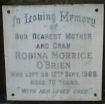 O'BRIEN Robina Morrice -1966