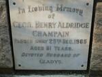 CHAMPAIN Cecil Henry Aldridge -1965