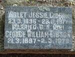 GIBSON George William 1897-1978 & Violet Jessie 1896-1977