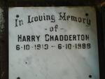 CHADDERTON Harry 1919-1988
