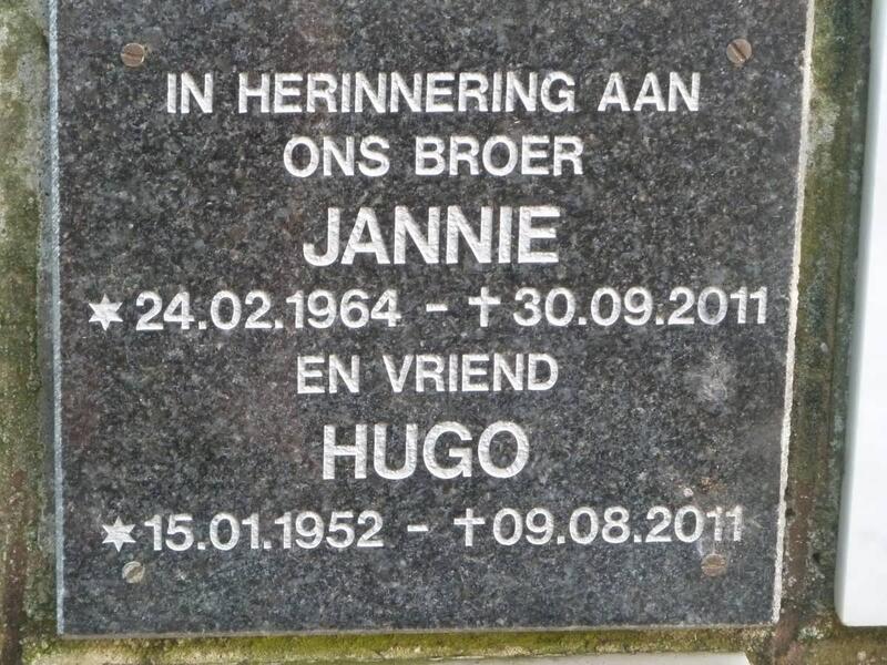 ? Jannie 1964-2011 :: ? Hugo 1952-2011