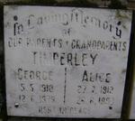 TIMPERLEY George 1910-1979 & Alice 1912-1993