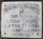 TAINTON Altham Faunce Clifton 1899-1980