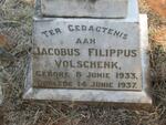VOLSCHENK Jacobus Filippus 1933-1937