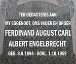 ENGELBRECHT Ferdinand August Carl 1894-1959