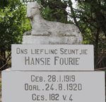 FOURIE Hansie 1919-1920