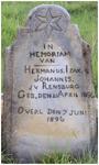 RENSBURG Hermanus Izak Johannes, J.v. 1896-1896