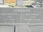 JORDAAN Barthlomeus Jacobus 1935-2000 & Sophia Johanna JORDAAN 1940-