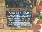 CRAIG Alan John Alexander, Knott 1926-2011