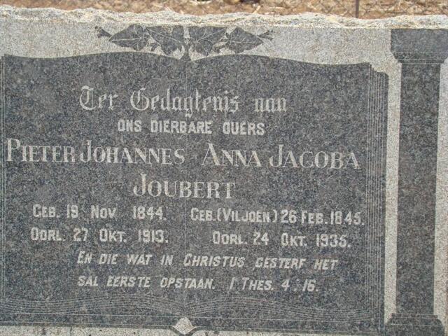 JOUBERT Pieter Johannes 1844-1913 & Anna Jacoba VILJOEN 1845-1935