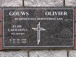 GOUWS Elsie Catharina nee ROODT 1908-1999 :: OLIVIER