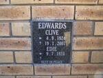 EDWARDS Clive 1924-2007 & Edie 1928-