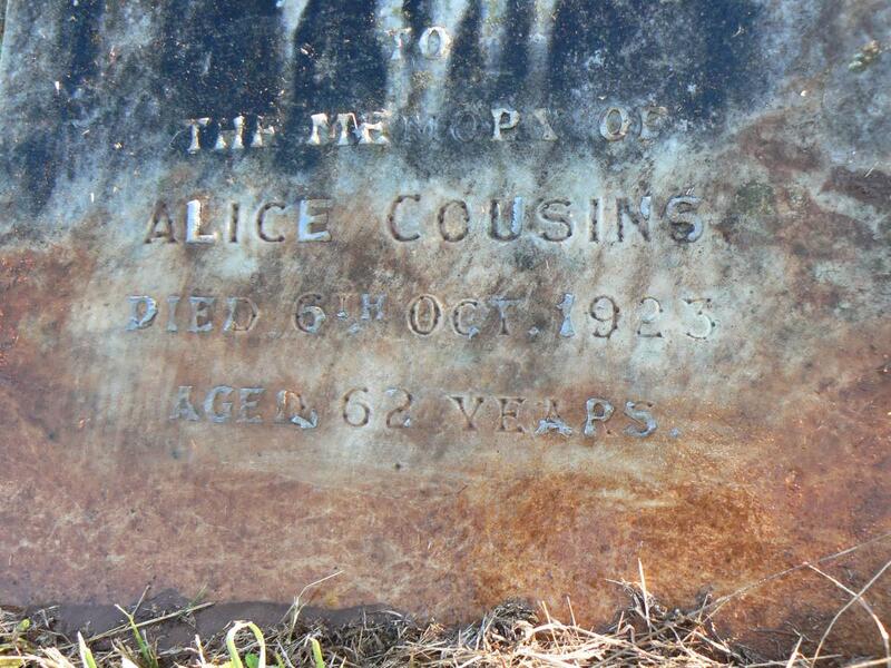 COUSINS Alice -1923