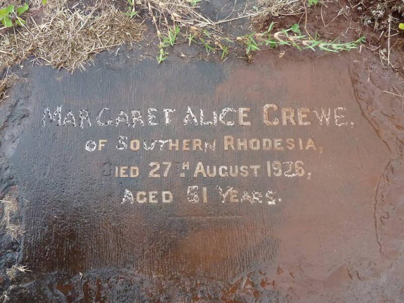 CREWE Margaret Alice -1926