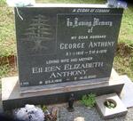 ANTHONY George 1912-1972 & Eileen Elizabeth 1915-2012
