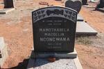 NCONGWANA Mamothabela Macdelen 1925-1978
