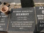 HERBST Petrus Albertus 1935-1998