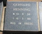 HENNING Gerhard 1950-1990