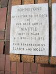 JOHNSTONE Mattie 1876-1972