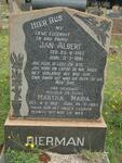 BIERMAN Jan Albert 1907-1961 & Martha Maria 1912-1984