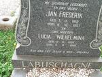 LABUSCHAGNE Jan Frederik 1915-1957 & Lucia Wilhelmina 1907-1980