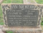 NIEKERK Dirk Cornelius, van 1874-1956 & Elizabeth Catherina MAARTENS 1879-1952