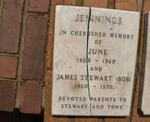 JENNINGS James Stewart 1920-1970 & June 1928-1969