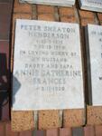 HENDERSON Peter Smeaton 1919-1975 & Annie Catherine Frances 1920-1990