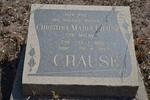 CRAUSE Christina Maria nee MALAN 1881-1957
