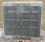 LIZEMORE Harry 1849-1927 & Mary Ann HURN 1864-1934