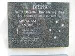 BRINK Abraham André 1945-2008