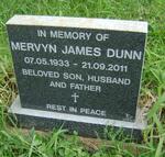 DUNN Mervyn James 1933-2011