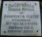 GELDENHUIS Hendrik Petrus -1971 & Ammerentia Hester -1975