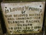 TILBURN Blanche Rachel 1894-1981
