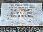 VERWEY S.A.P. 1882-1921