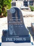 PRETORIUS Magdalena M. 1930-1991