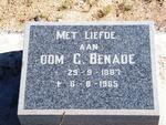 BENADE Oom G. 1887-1965