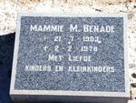 BENADE M. 1903-1978