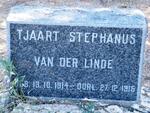 LINDE Tjaart Stephanus, van der 1914-1915