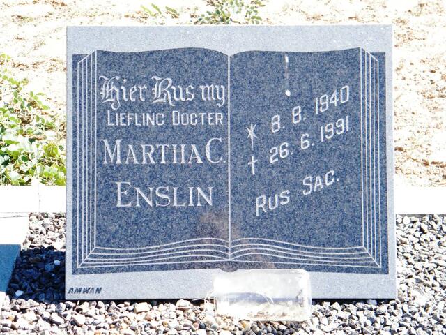 ENSLIN Martha C. 1940-1991