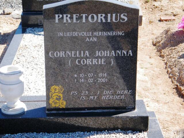 PRETORIUS Cornelia Johanna 1914-2001