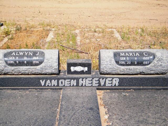HEEVER Alwyn J., van den 1918-1996 & Maria C 1922-1997