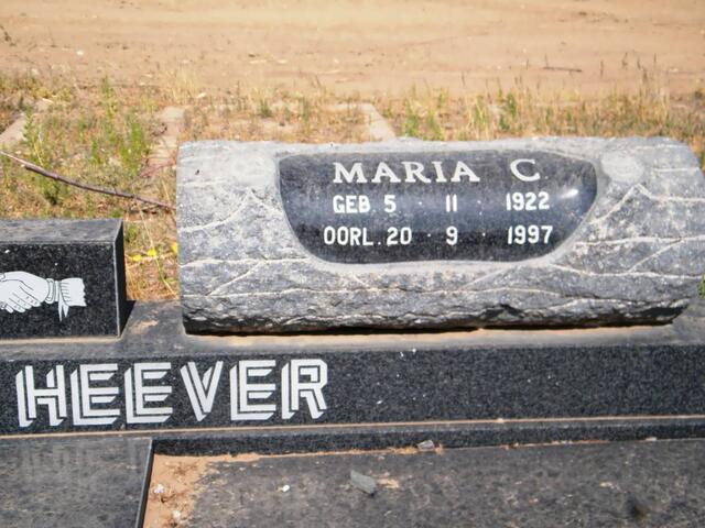 HEEVER Maria C., van den 1922-1997