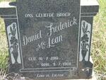 McLEAN Daniel Frederick 1910-1968